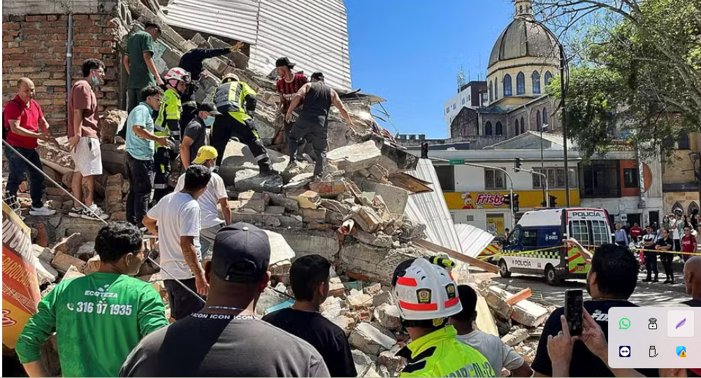 Terremoto de magnitude 7,4 atinge a Colômbia, derruba prédios e mata 111; há pessoas sob escombros