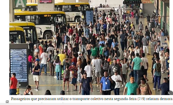 Feriado prolonga espera de passageiros na Rodoviária do Plano Piloto