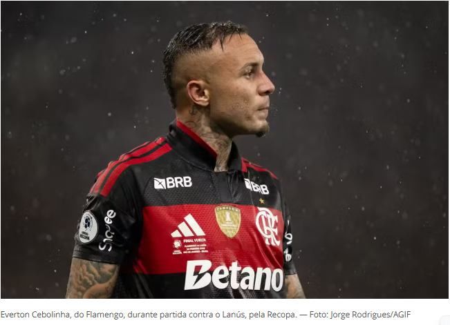 Flamengo libera Cebolinha, que avalia transferência e não enfrenta o Del Valle na Libertadores