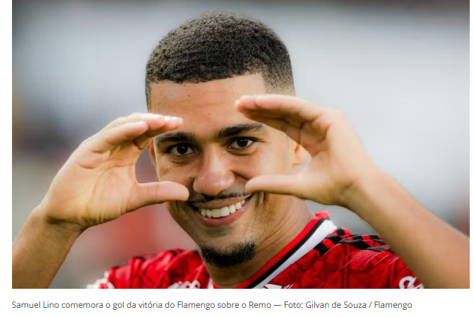 Samuel Lino coroa auge pelo Flamengo com convocação e está a dois gols de ano mais artilheiro